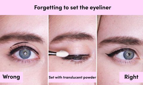 How to apply liquid eyeliner flick