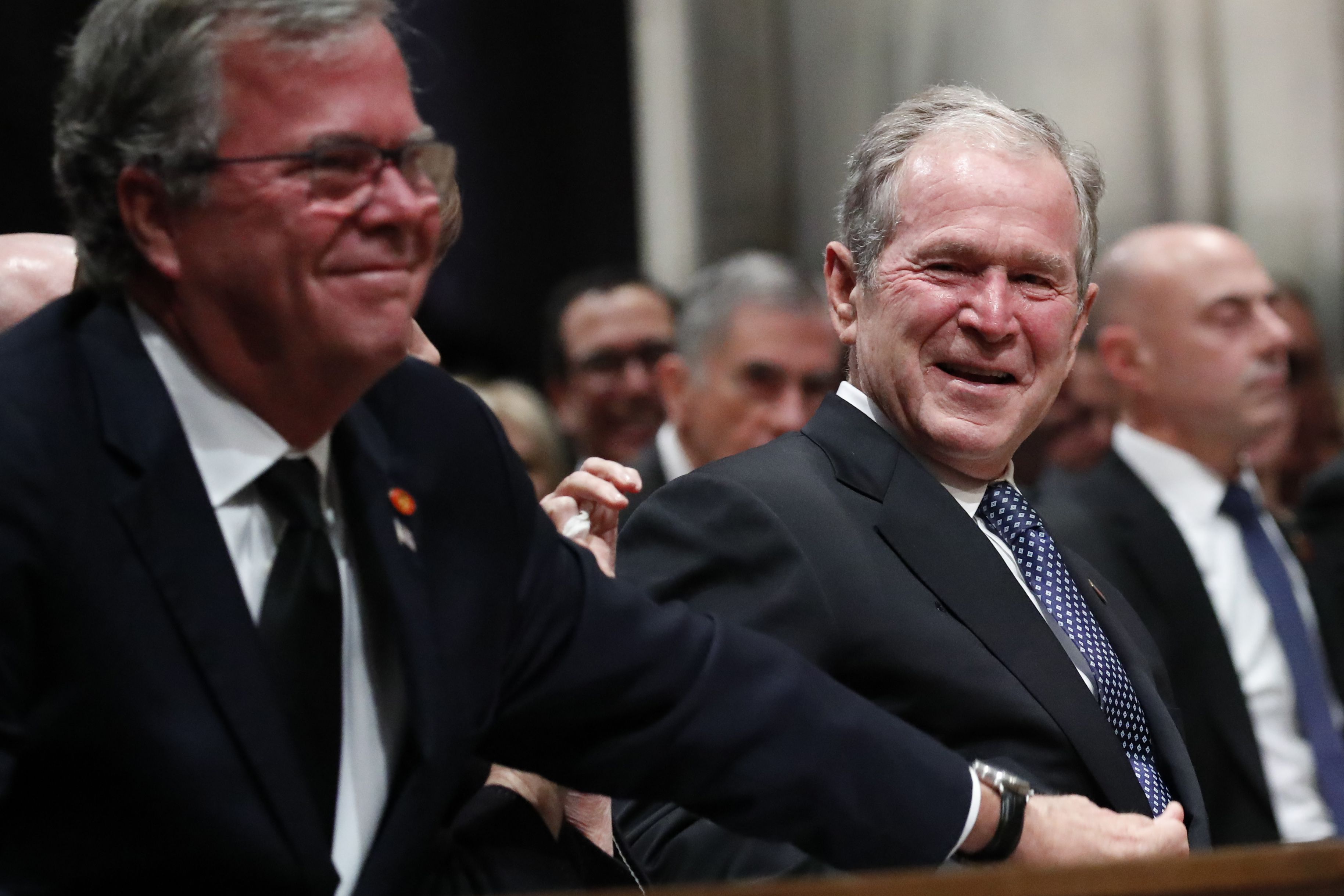 Bush na funerali