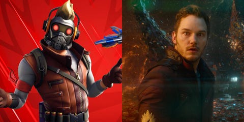 fortnite just added an awesome star lord skin - new fortnite avengers mode