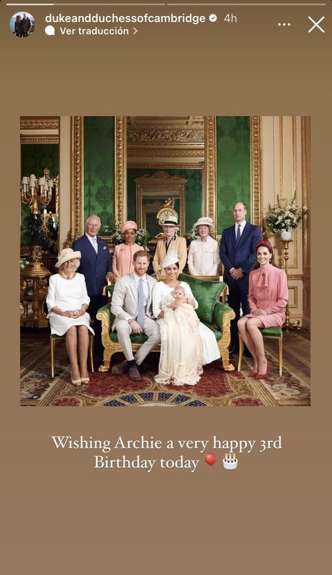 the british royal family at archie's christening