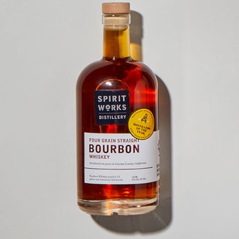 four grain straight bourbon whiskey, spirit works distillery