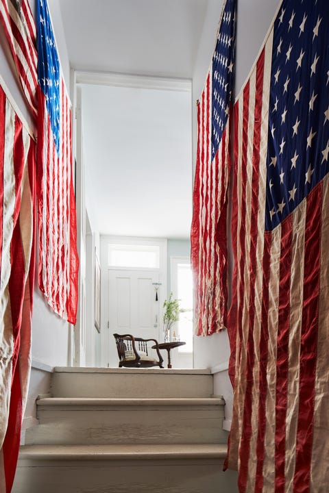 american flag decor