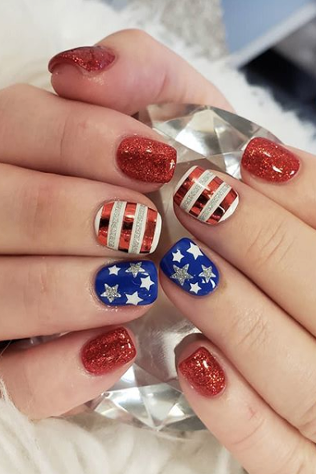 30 Best 4th Of July Nail Art Designs Cool Ideas For Patriotic Fourth Of July Nails