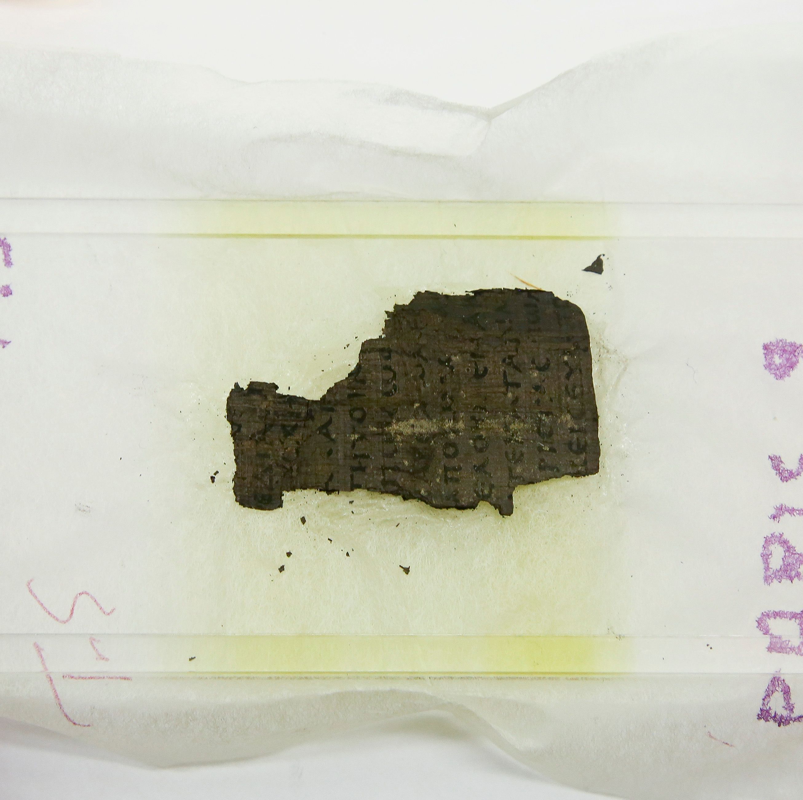 Mt. Vesuvius Carbonized This Ancient Scroll. Now, We Can Finally Read the First Word.