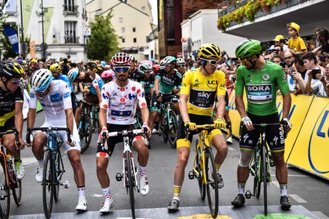 2018 Tour de France Jersey Winners