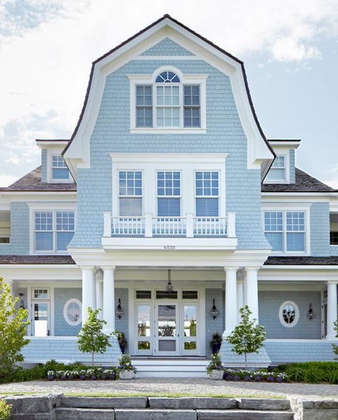 picture Sky Blue Simple House Outside Colour Combination color schemes for your home s exterior