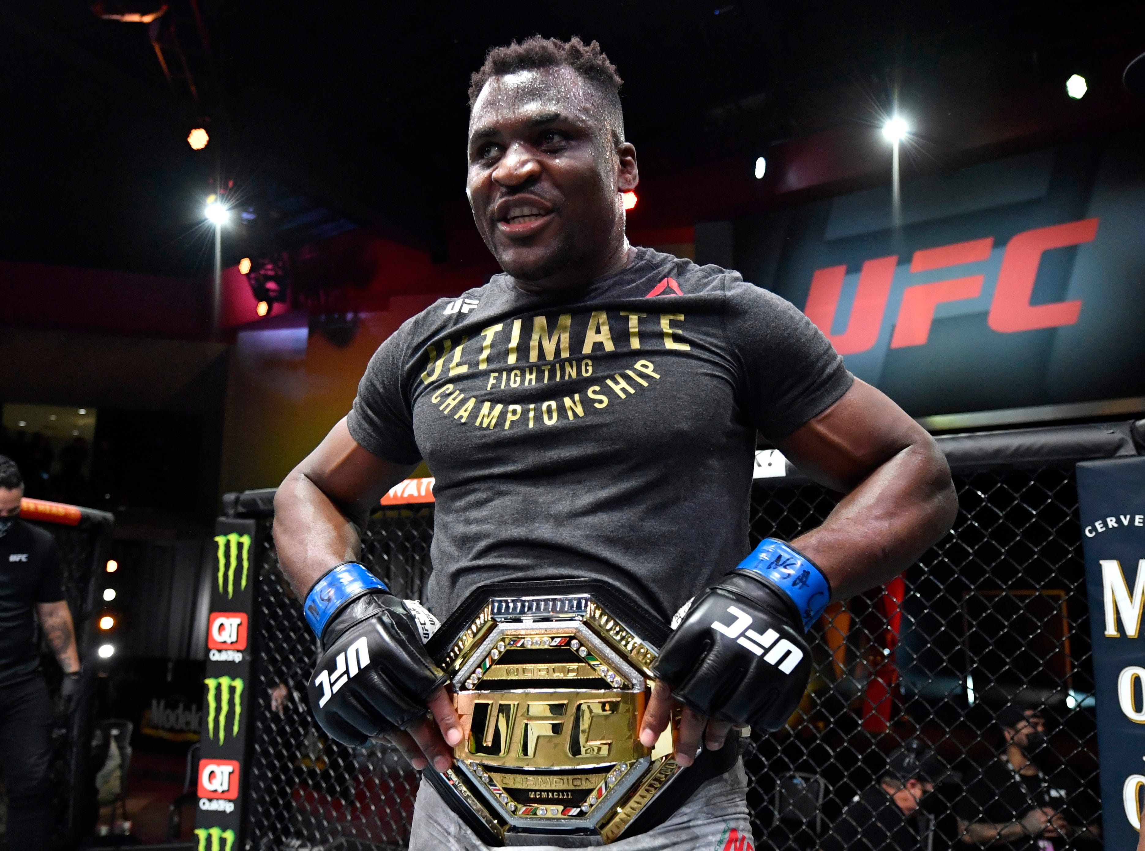 The Gear That Helps UFC Heavyweight Champ Francis Ngannou Stay Centered