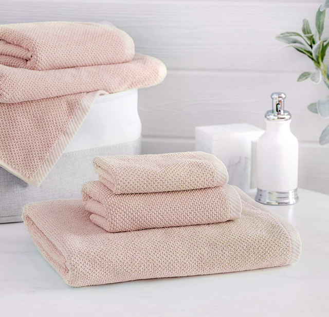 welhome lint free bath towels set