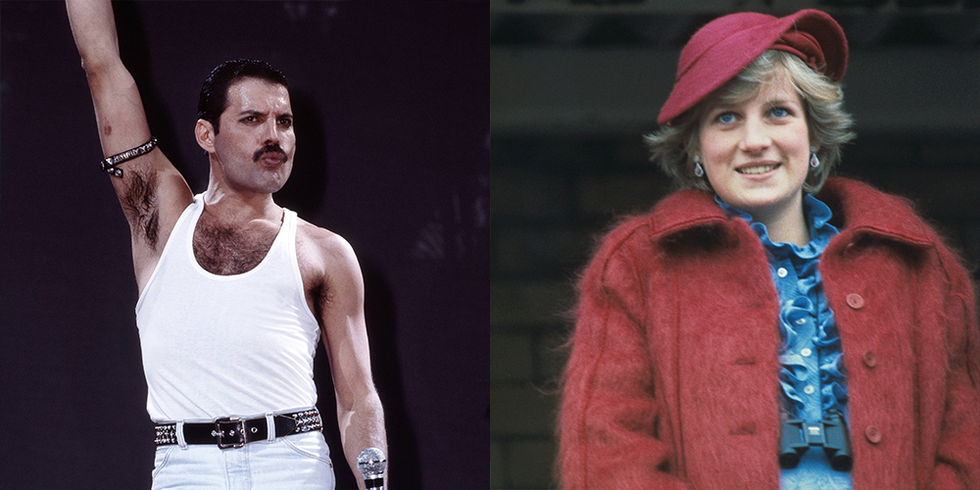 The Real Story Behind the Night Freddie Mercury Dressed Princess Diana as a Man and Took Her Clubbing - esquire.com