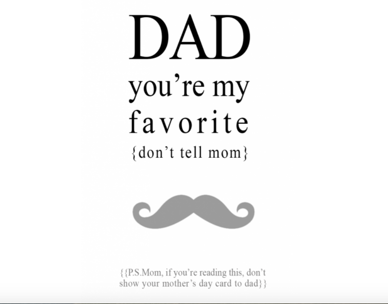 43 Best Free Printable Father's Day Cards — Cheap Father's Day Cards 2021