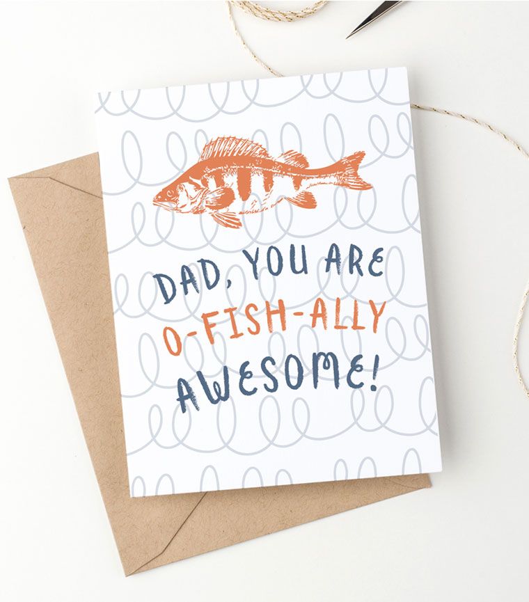 Father's Day Card Funny Father's Day Card Dad Card Father's Day Father's Day Print Greeting Card Pun Gifts for Dad