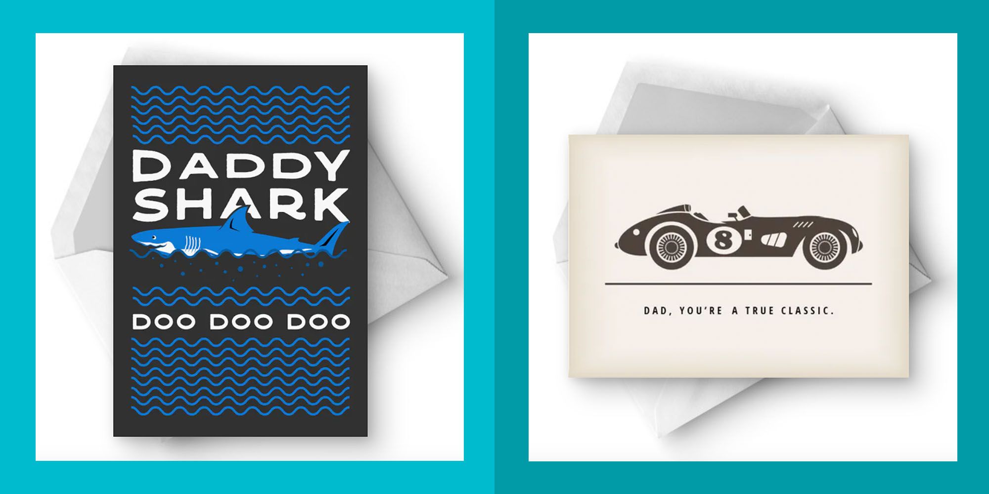 Dad For Him Happy Father's Day/Birthday Personalised 50s Retro Card Daddy 