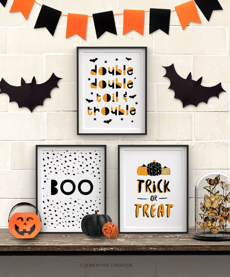 halloween decorations to print for free