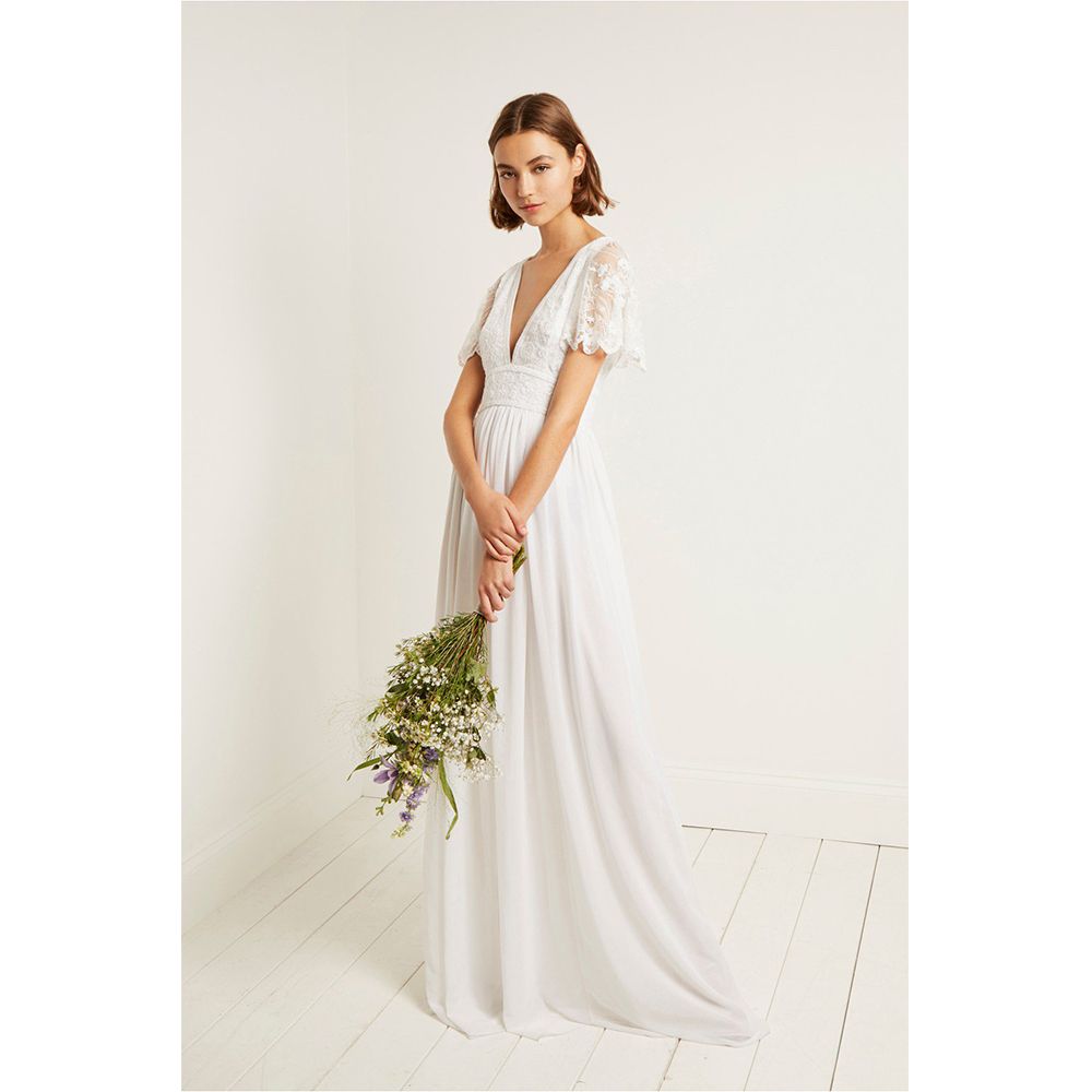 french connection cari sparkle wedding dress