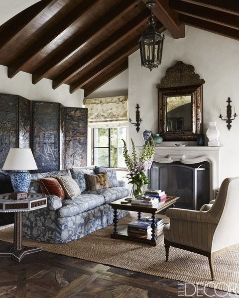 french country living rooms