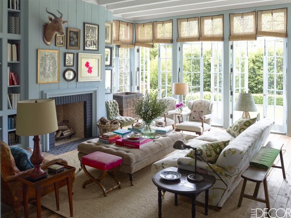 Red French Country.L Living Room