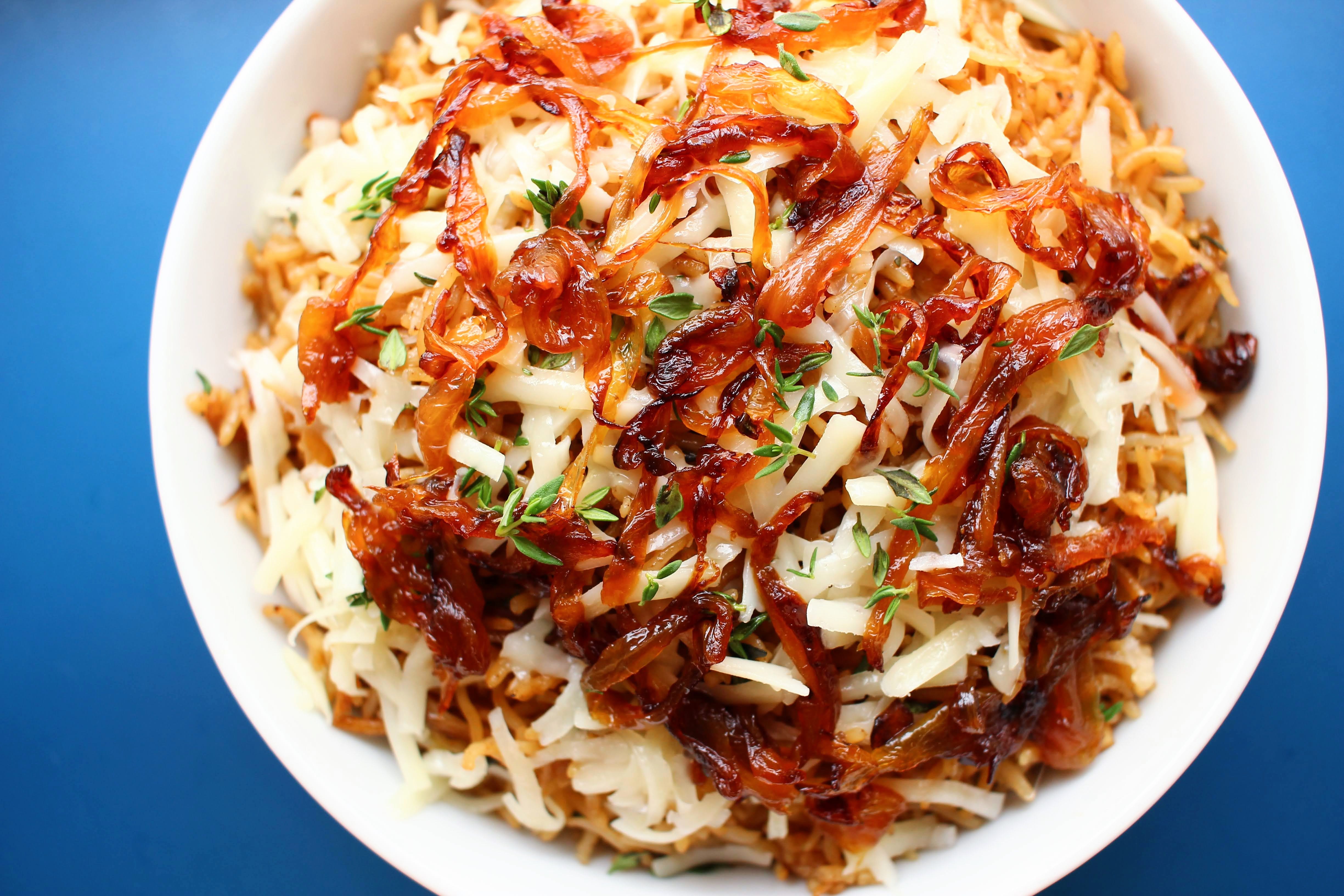 Buttery French Onion Rice Is A One-Pot Wonder