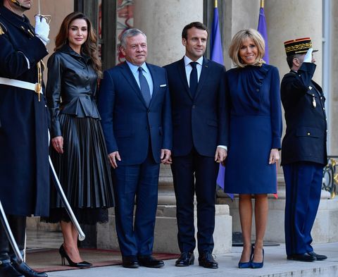 Macron - Abdullah meeting in Paris