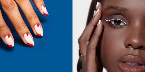 French African Women Sex - 24 French Manicure Ideas for 2018 - New Nail Art Designs for ...