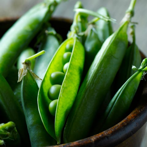 fresh bowl of peas