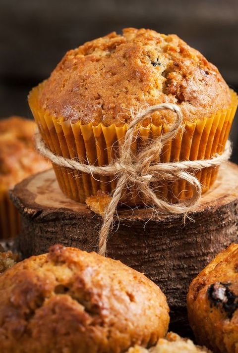 Fresh homemade delicious carrot muffins