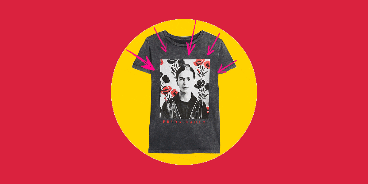 Ocupar personaje Arado Vuelve la camiseta de Primark de Frida Kahlo más barata