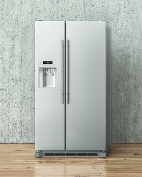 Refrigerator, Major appliance, Kitchen appliance, Home appliance, Product, Freezer, Room, Door, 