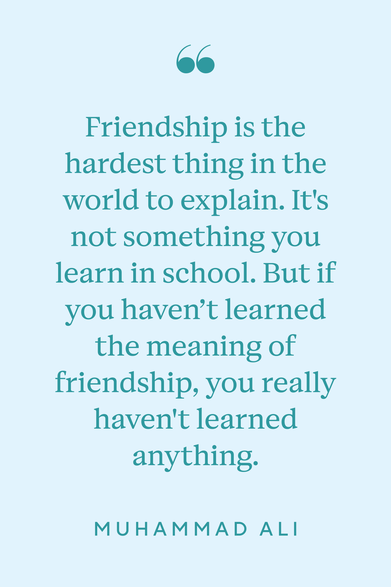 what i learned about friendship is