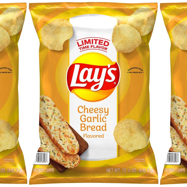 Lay S Cheesy Garlic Bread Chips Will Make You Want To Devour The Whole Bag