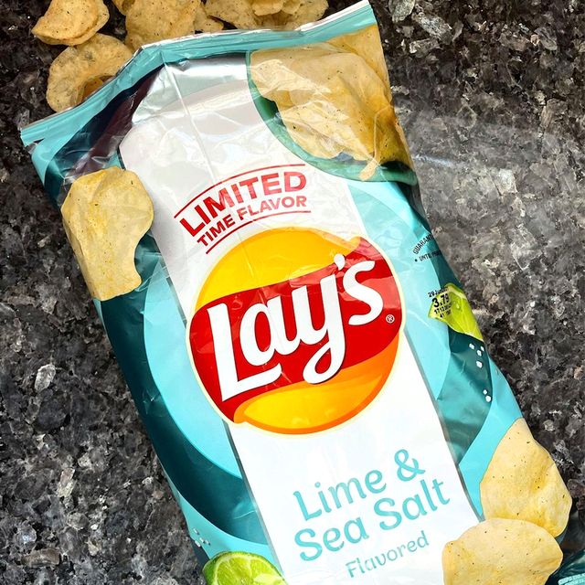 frito lay lay's lime and sea salt chips