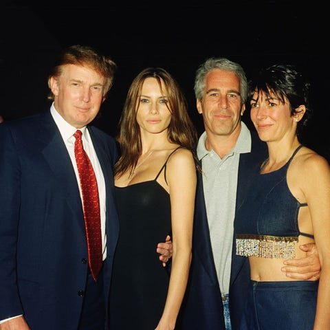 trump, knauss, epstein,  maxwell at mar a lago