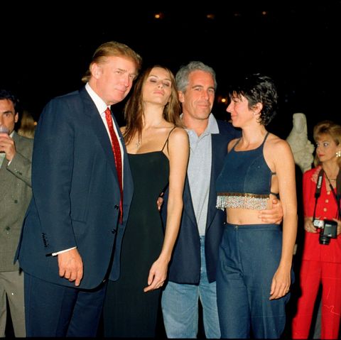 Trump, Knauss, Epstein, & Maxwell At Mar-A-Lago