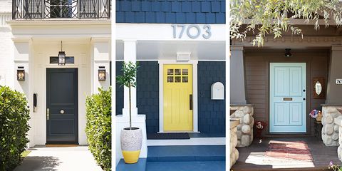 Front door colors for brick houses