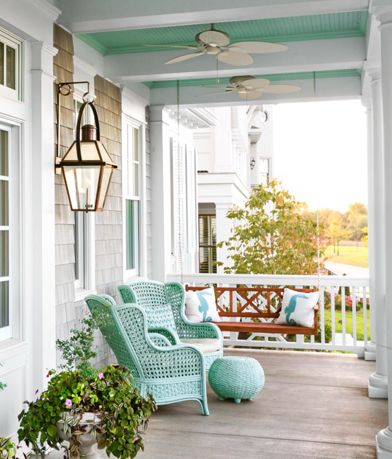 82 Best Front Porch Decorating Ideas - How to Decorate a Patio