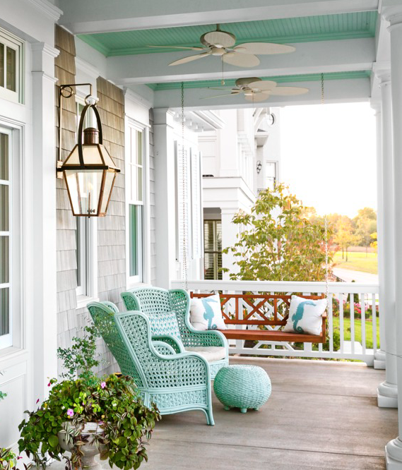 front porch chair decor