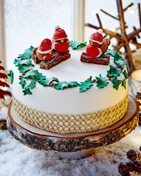 best christmas cake recipes frosty robin cake