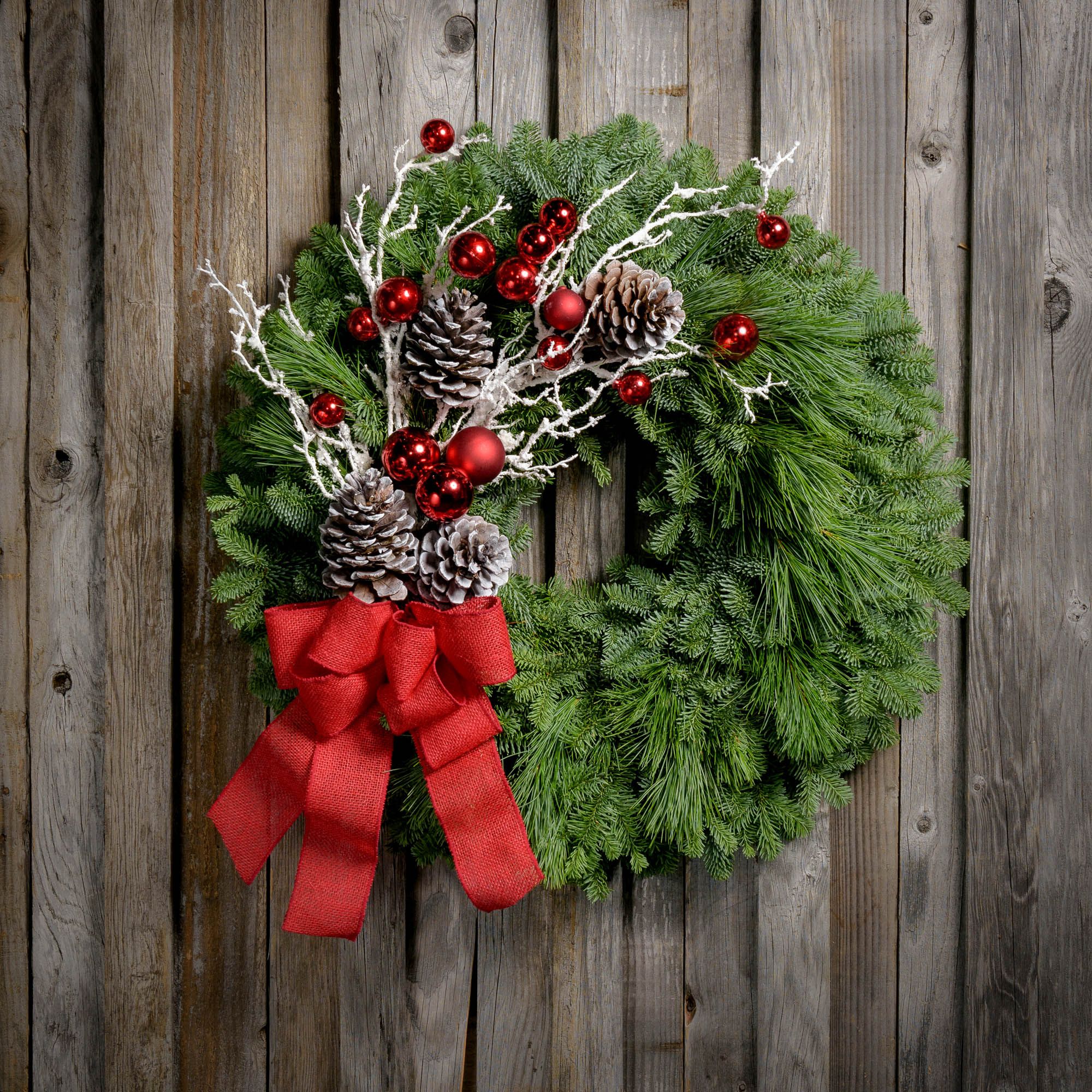 Small Christmas Wreath Snowman With Pines Merry Christmas Wreaths Mini Xmas New 