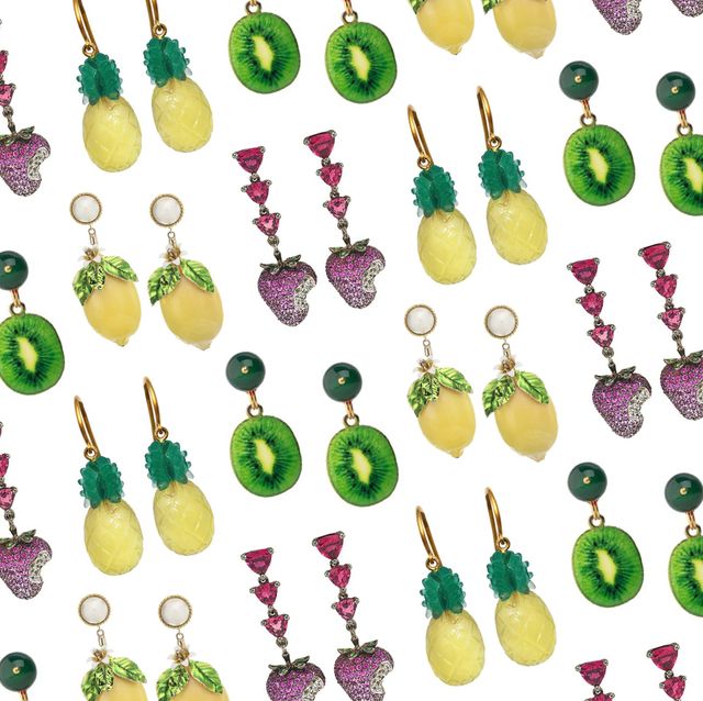 som resultat kølig ensom Trendy Fruit Jewelry 2021 - Best Banana, Cherry, Pineapple Earrings