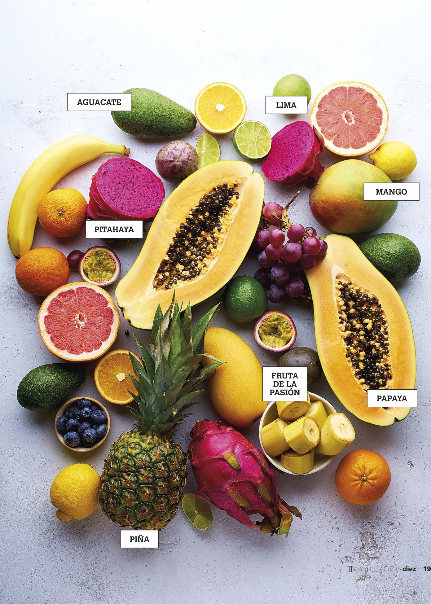 Las frutas tropicales: características