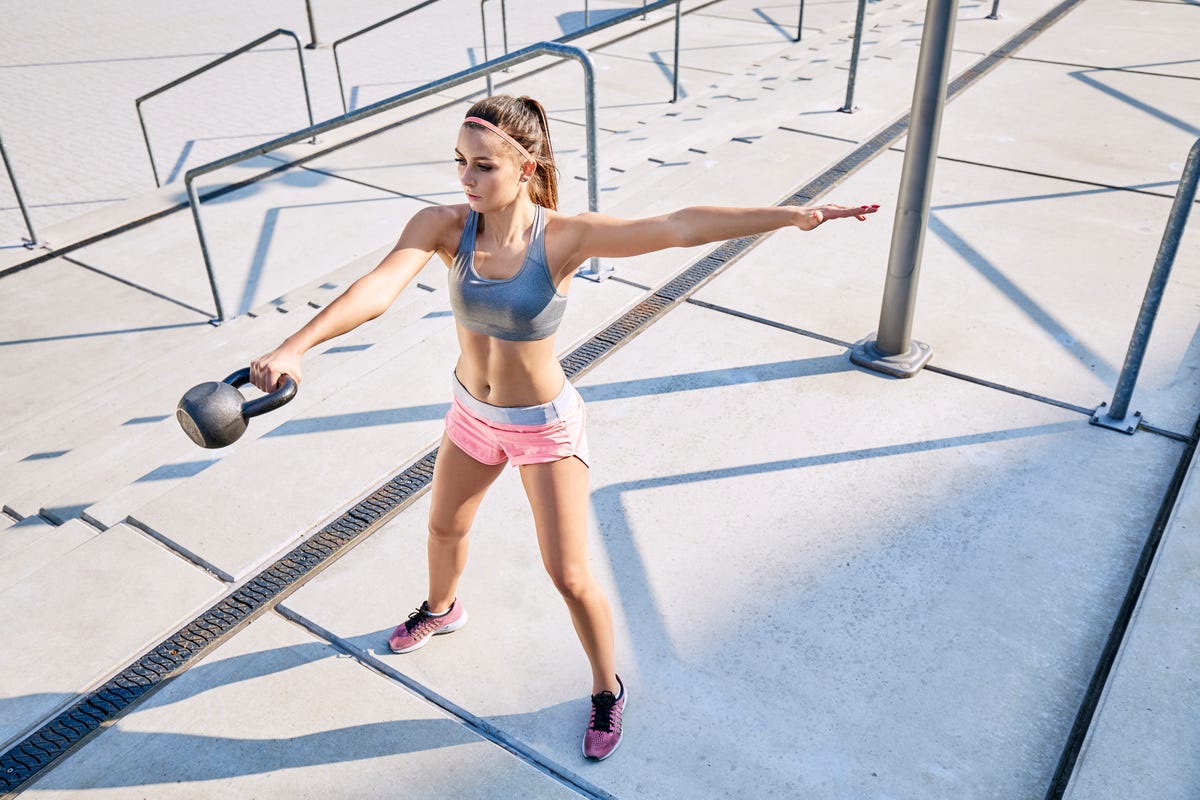 Full Body Kettlebell Workout 30 Minute Circuit For Women