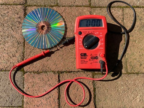 Testing the functionality of a CD solar cell testing the functionality of a cd solar cell