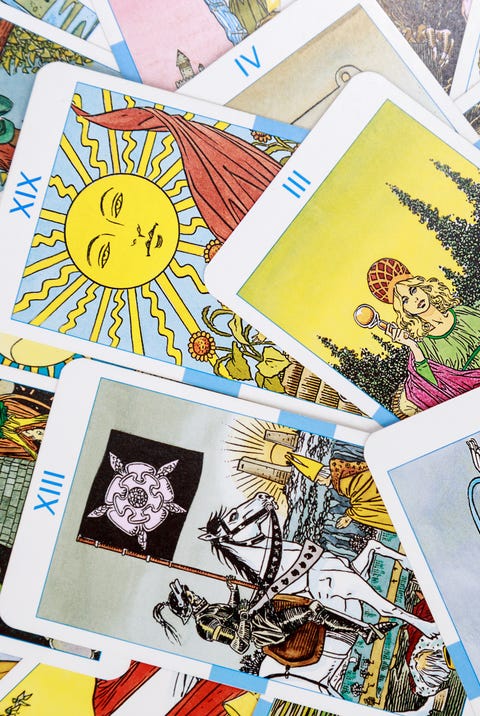 Full Frame Shot Of Tarot Cards full frame shot of tarot cards