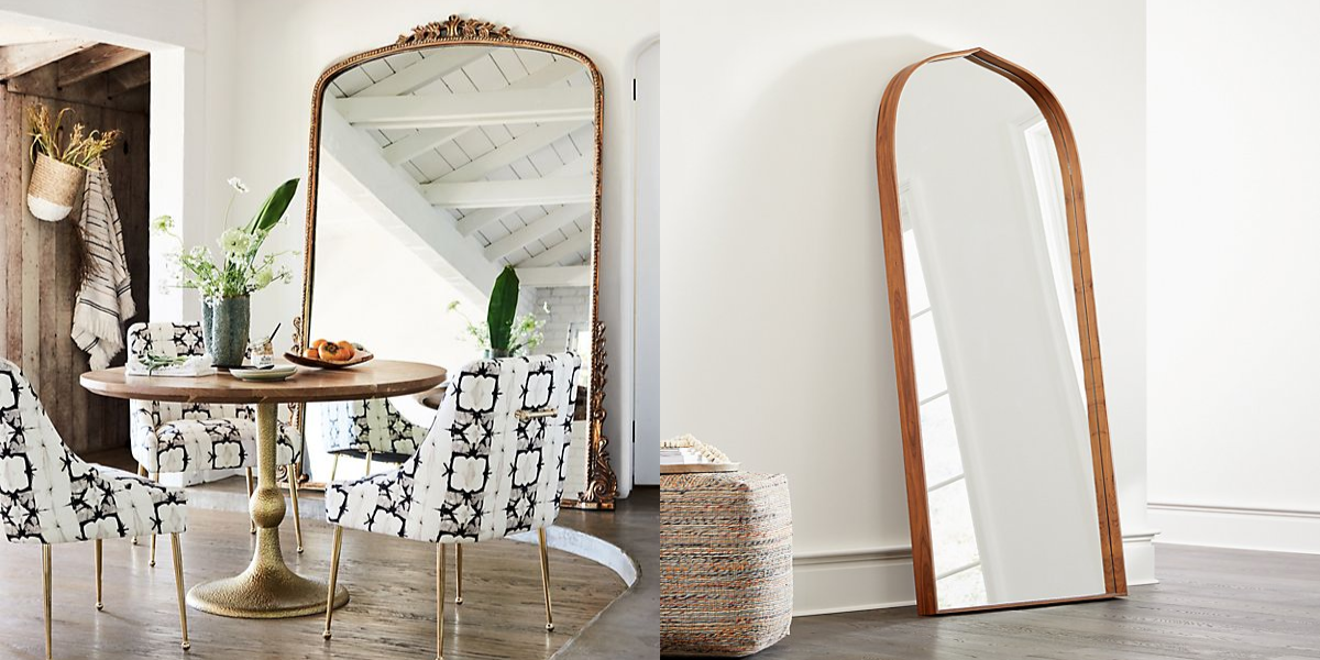 Large Standing And Floor Mirrors, Modern Rectangular Large Floor Full Length Mirror With Stand