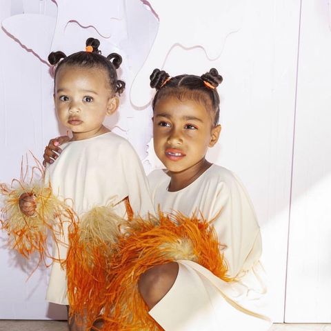 Photos of North West and Chicago West at True Thompson's Birthday Party