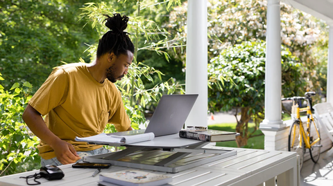 standing desk converter