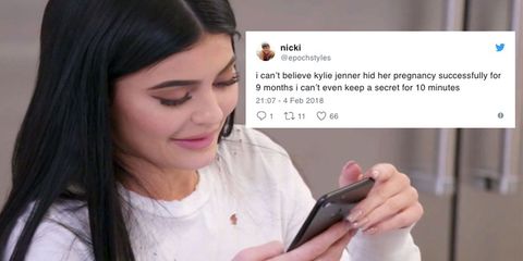 Kylie Jenner baby tweets funny reaction twitter