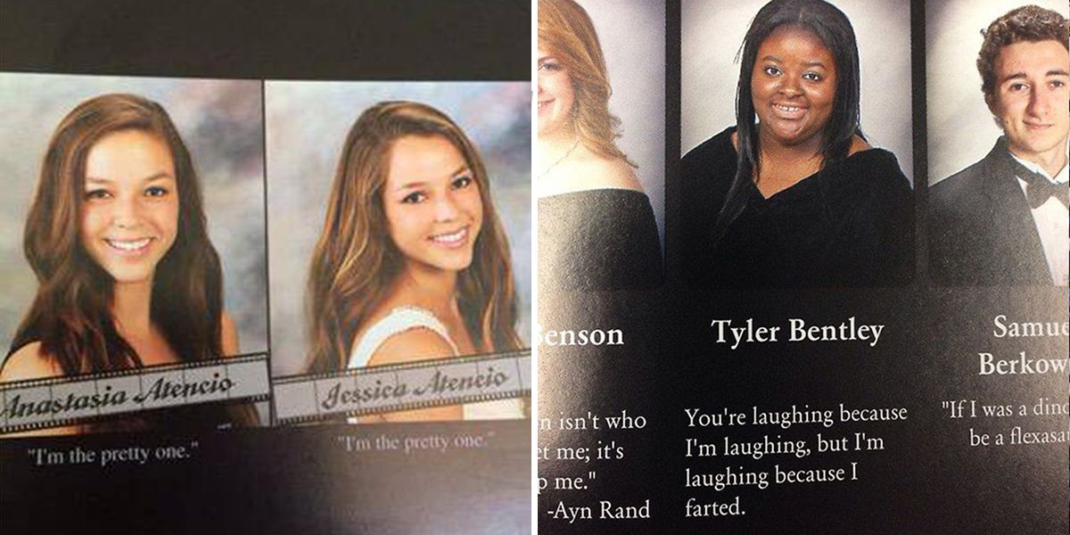 Hilarious Yearbook Quotes — 40 Best Funny Viral Yearbook Photos
