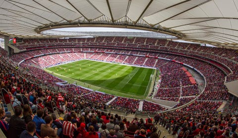 Resultado de imagen de estadio metropolitano partido femenino