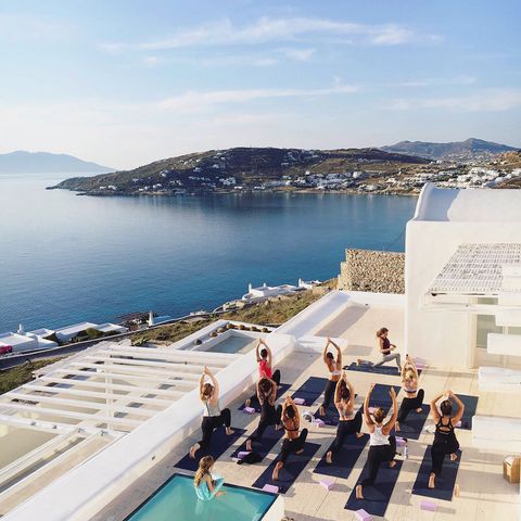 Fykiada yoga retreat in Mykonos, Greece 