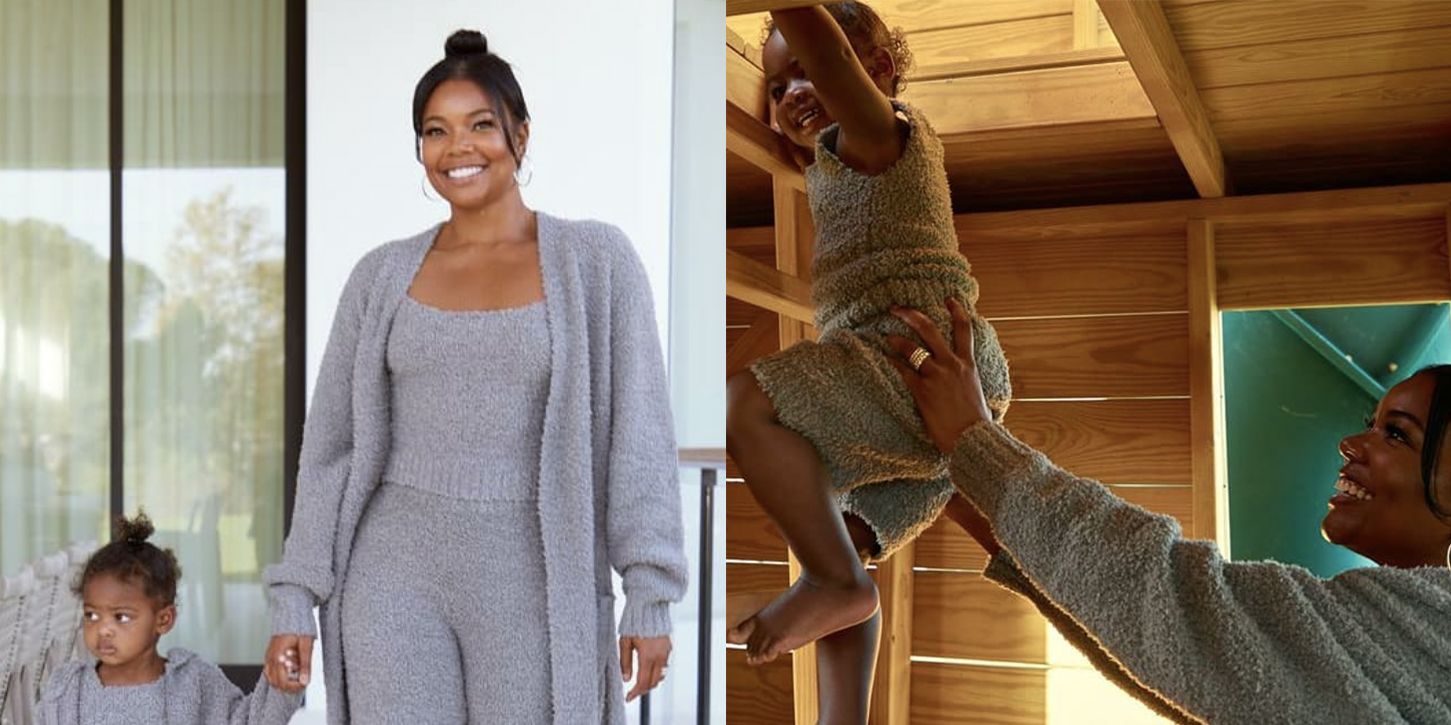 Gabrielle Union Her Daughter Kaavia James 2 Are Twinning